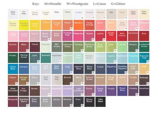 Colored Invitation Envelopes