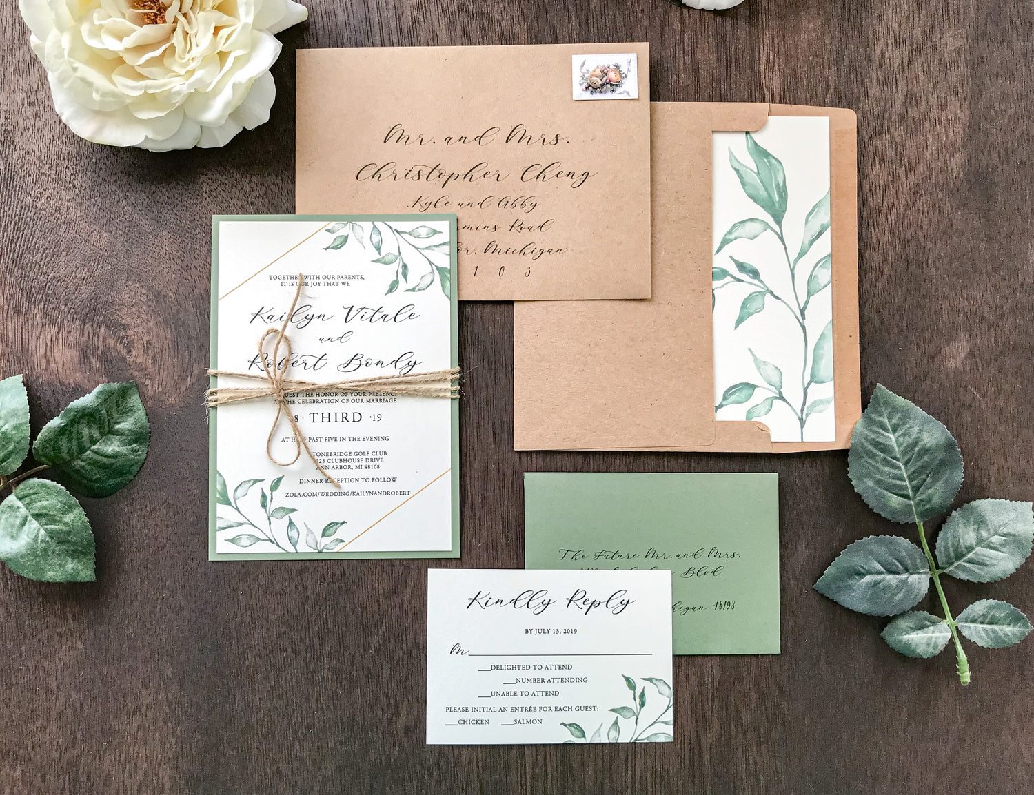 Rustic Wedding Invitations