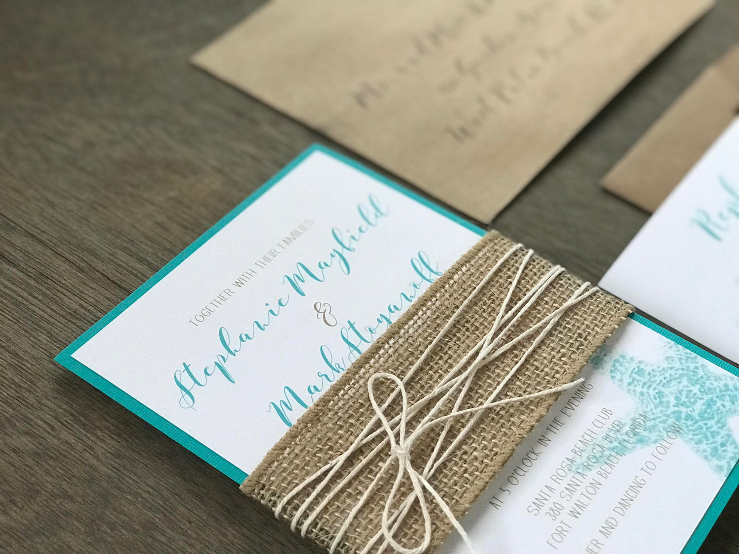 Beach Wedding Invitations