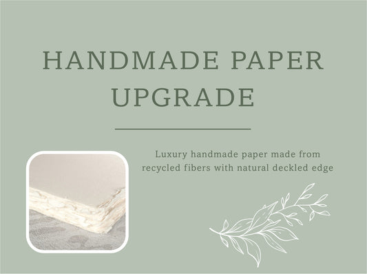 Handmade Paper Upgrade