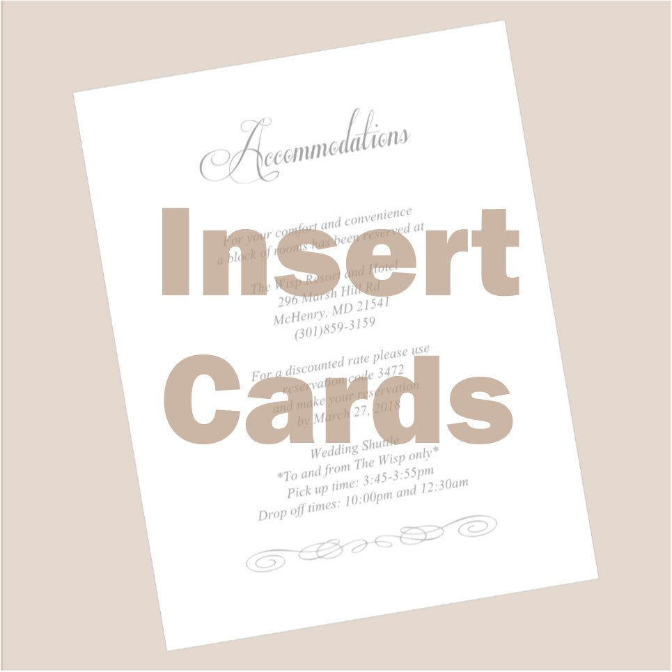 Insert Cards